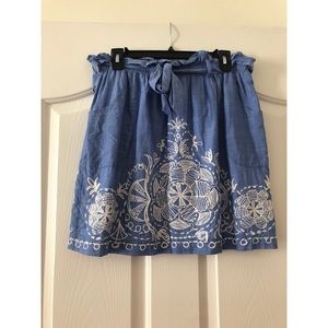 Lilly Pulitzer Embroidered Skirt